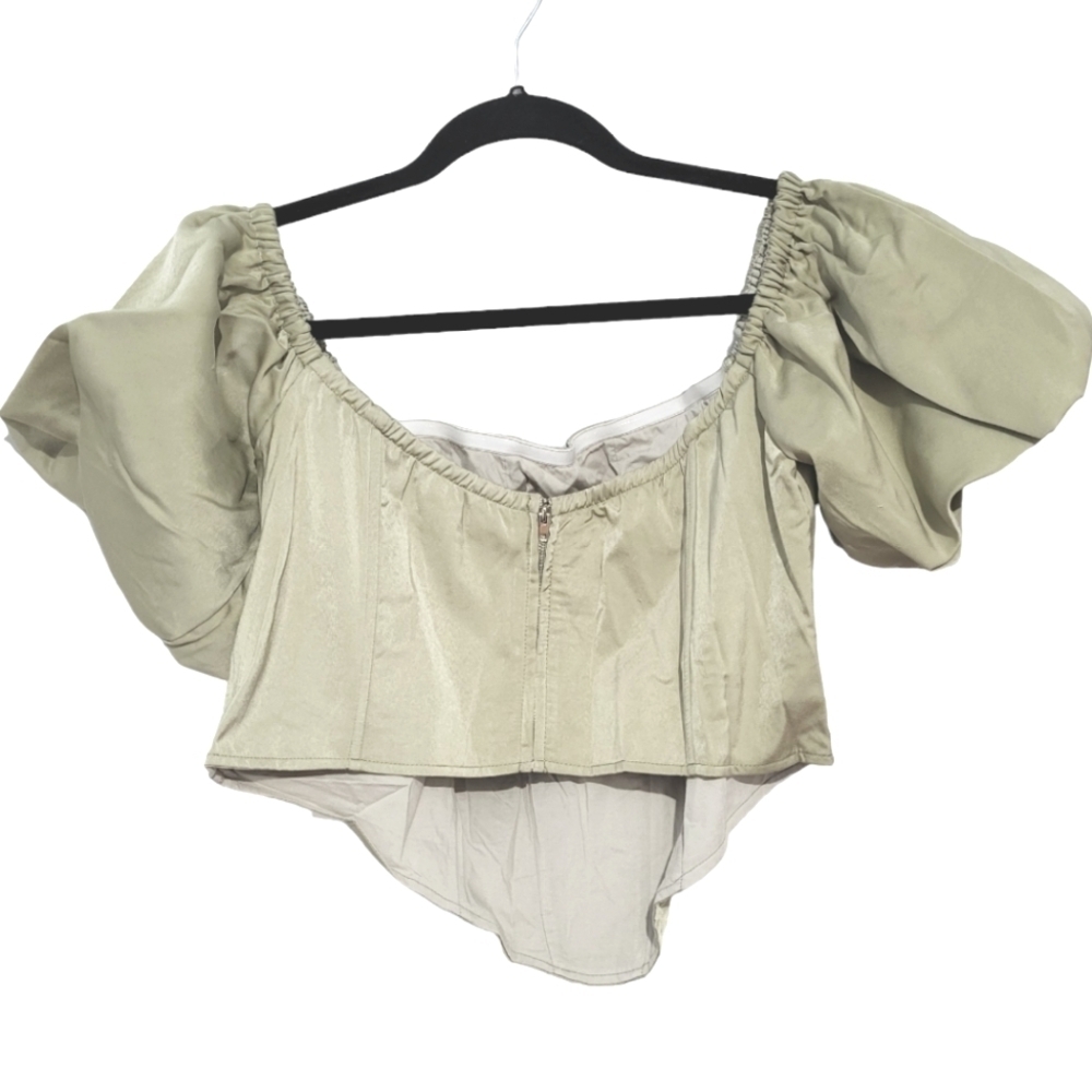 Giairl Light Sage Alaia Top Size 16/18(Vanity Size 1) NWT - Picture 6 of 12